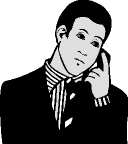 imagen de un hombre hablando por teléfono